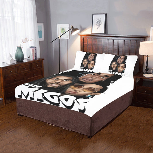 Custom 3 Piece Bed Set