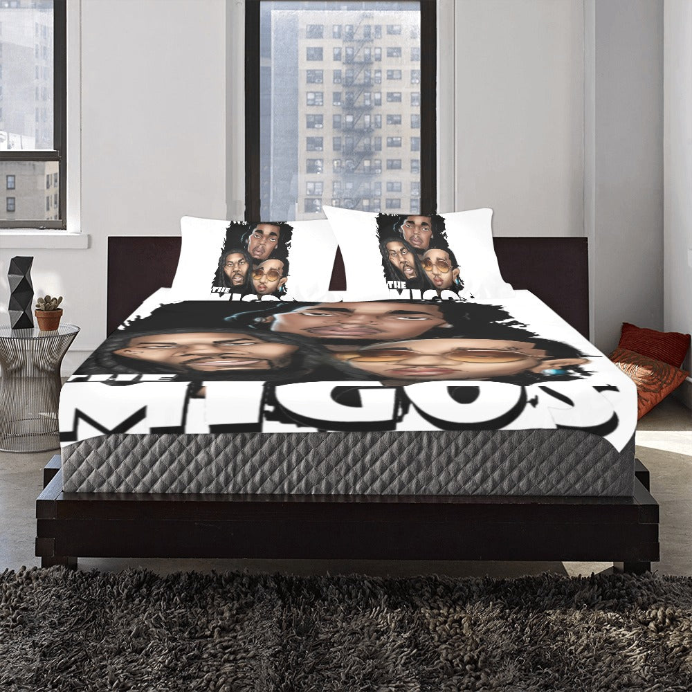 Custom 3 Piece Bed Set